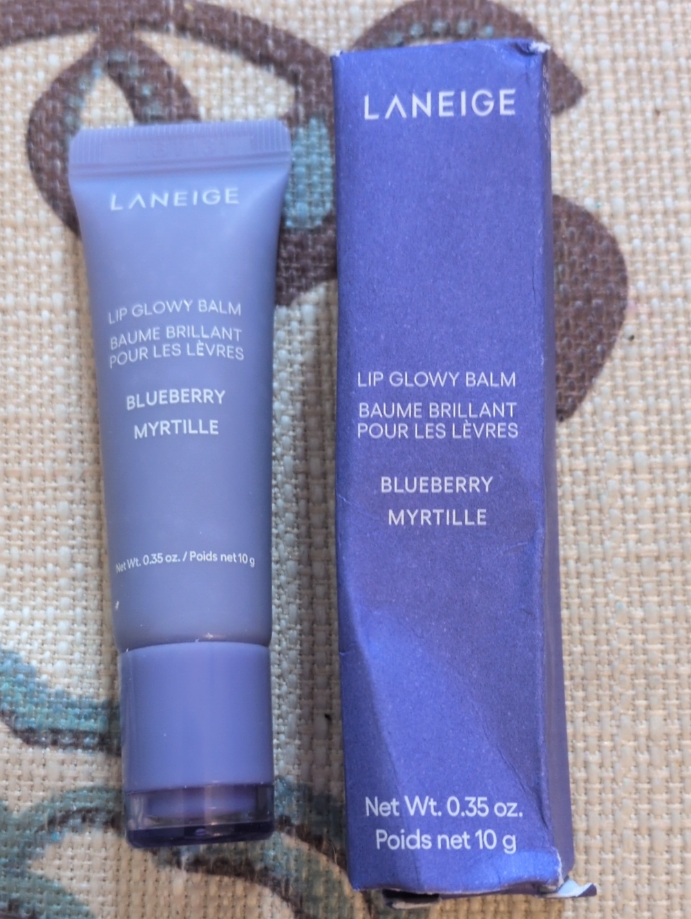LANEIGE Blueberry Lip Glowy Balm - Purple Tube